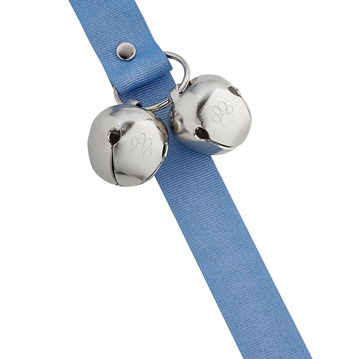 Poochie Bells Dog Doorbell Solid Design - Hydrangea Blue