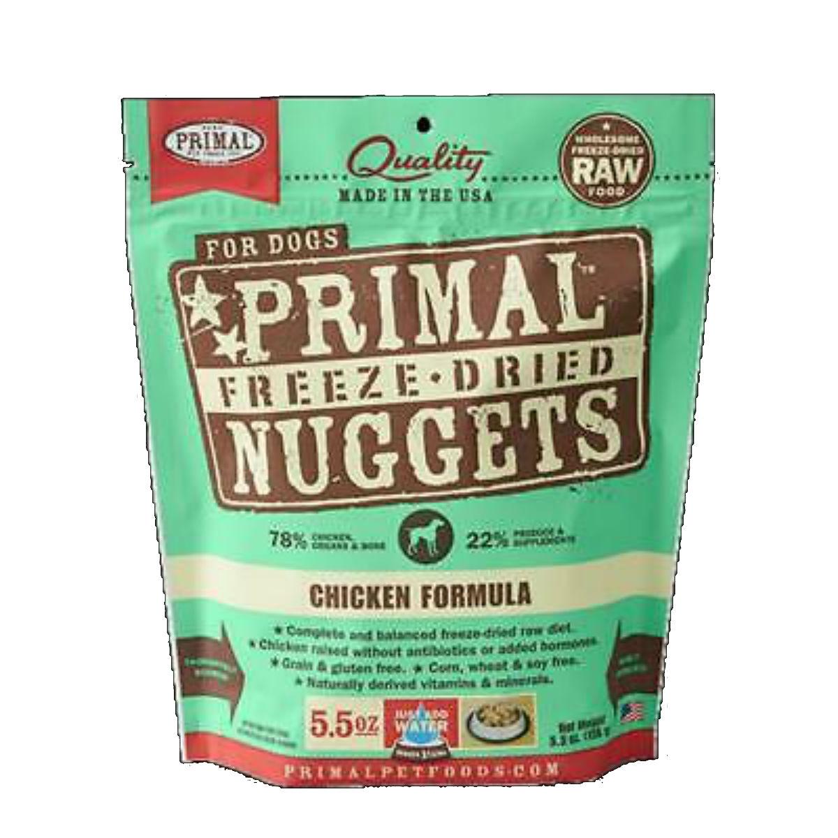 Primal Canine Freeze Dried Nuggets Dog Treats - Chicken