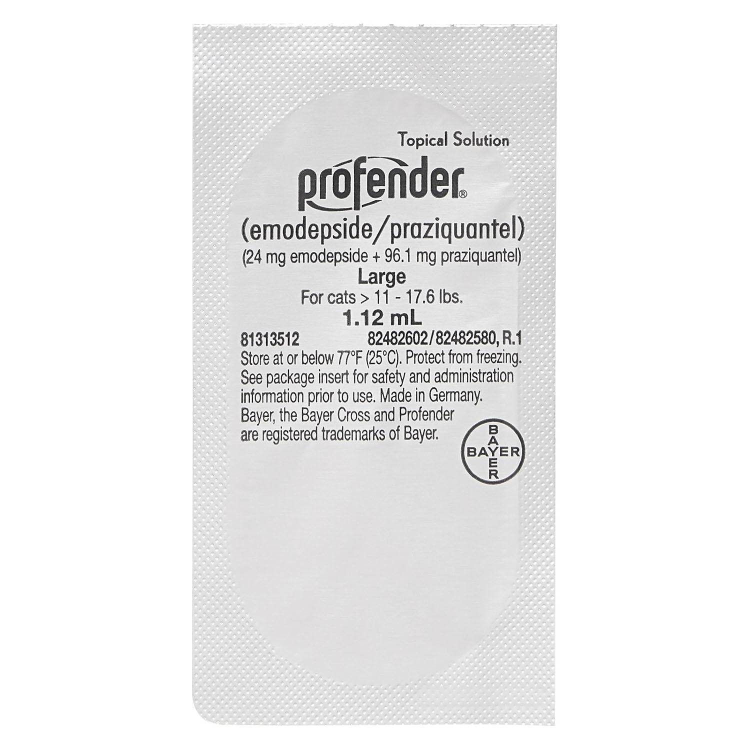 Profender pottete topical dewormer for cats