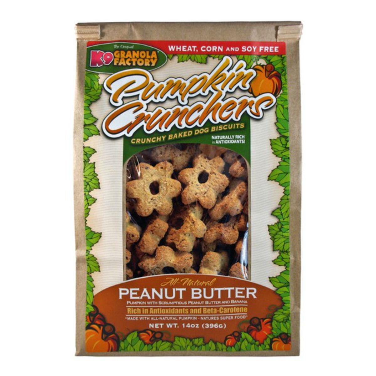 K9 Granola Factory Pumpkin Crunchers Dog Treats - Peanut Butter & Banana
