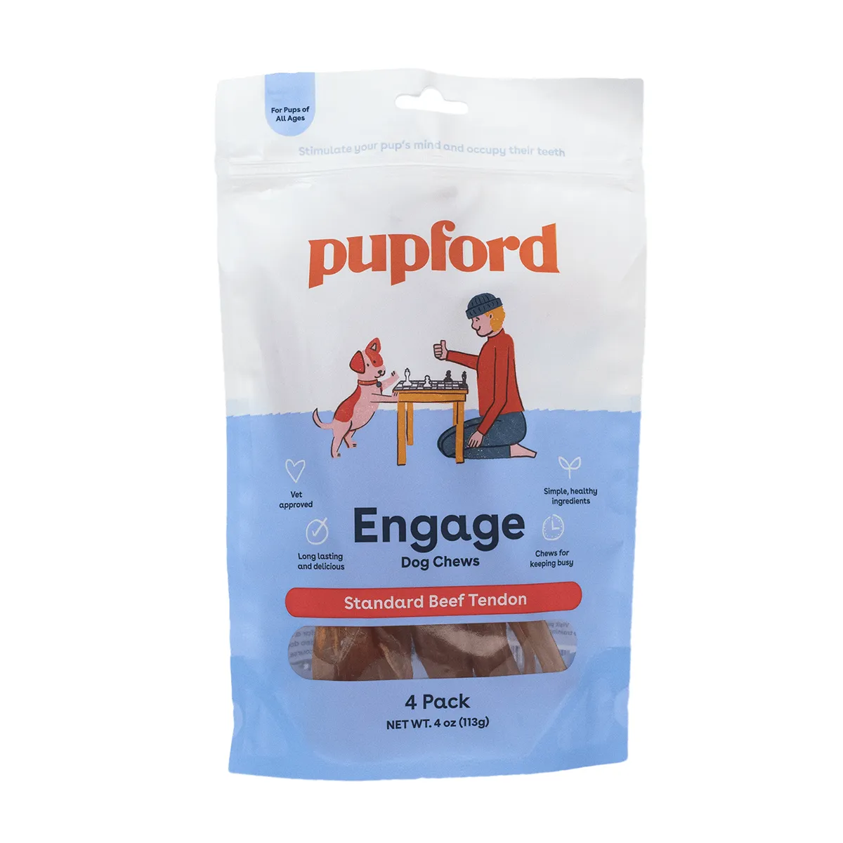 Pupford Beef Tendon Dog Chew