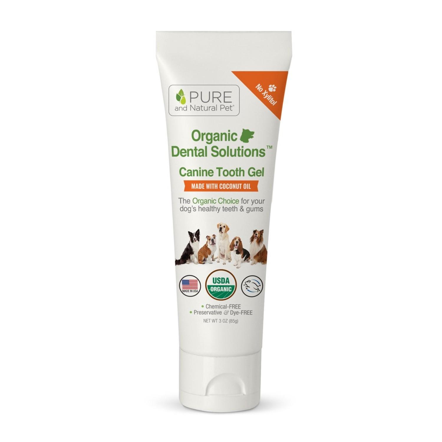 Pure and Natural Pet Organic Dental Solutions Canine Tooth Gel