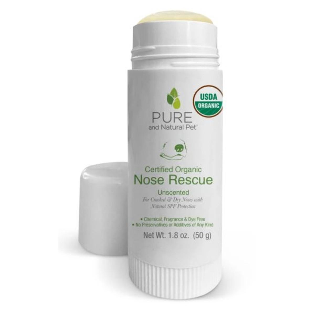 Pure and Natural Pet Organic Moisturizing Nose Rescue - Unscented