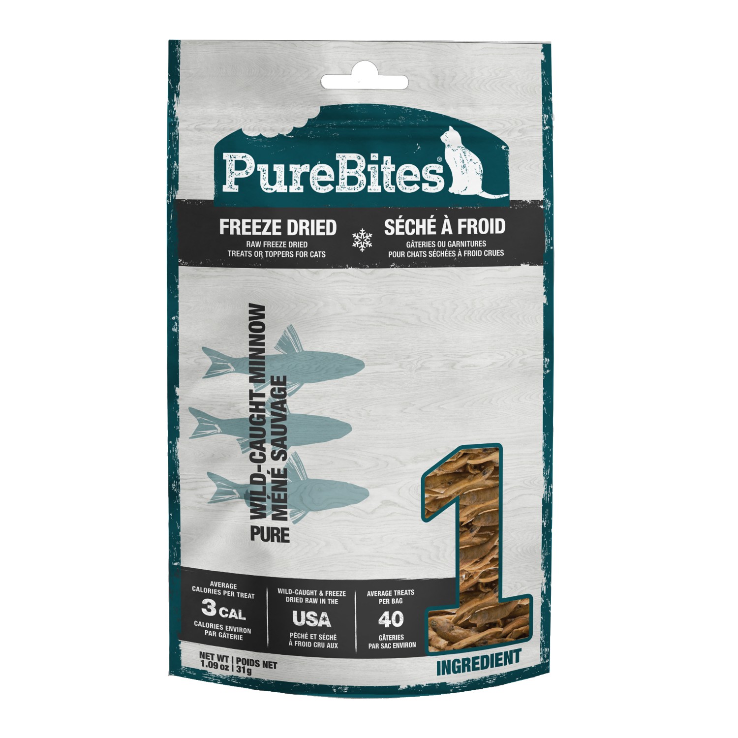 PureBites Freeze Dried Cat Treats - Minnow