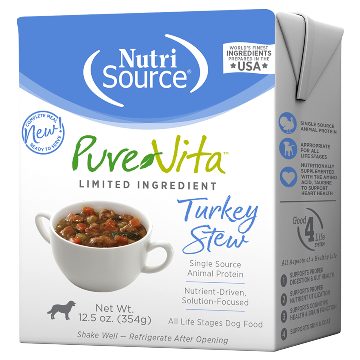 PureVita Limited Ingredient Wet Dog Food - Turkey Stew
