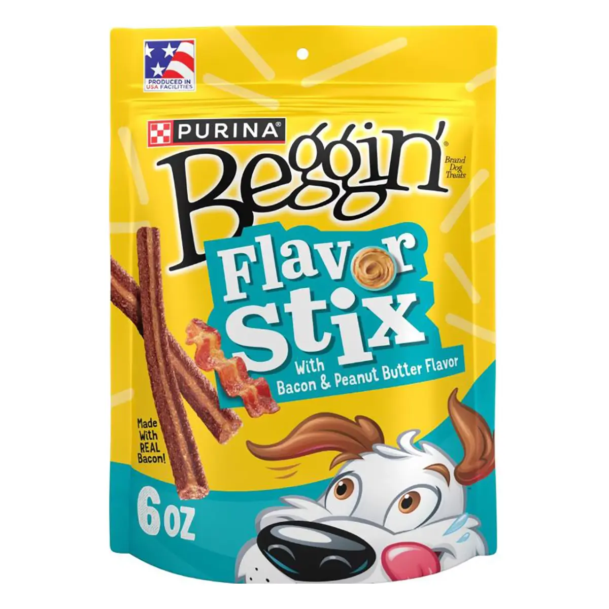 Purina Beggin Flavor Stix Dog Treats - Peanut Butter & Bacon