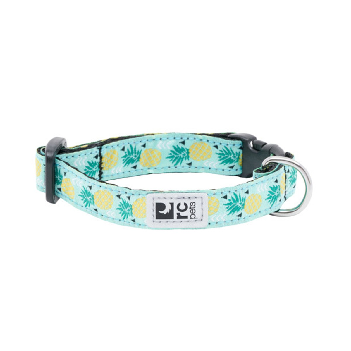 RC Pet Petite Adjustable Clip Dog Collar - Pineapple Parade