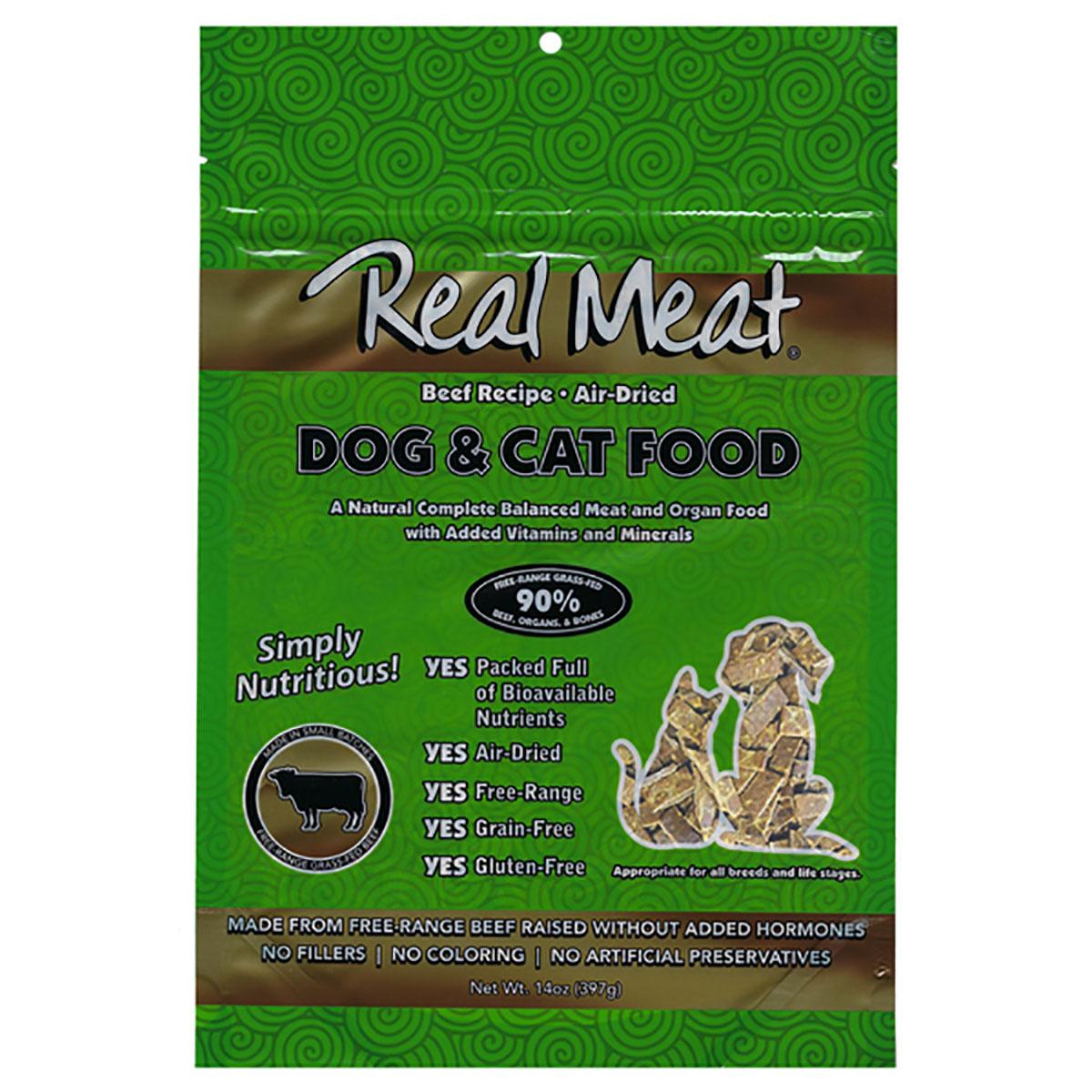 Real Meat Dog and Cat Food - Beef