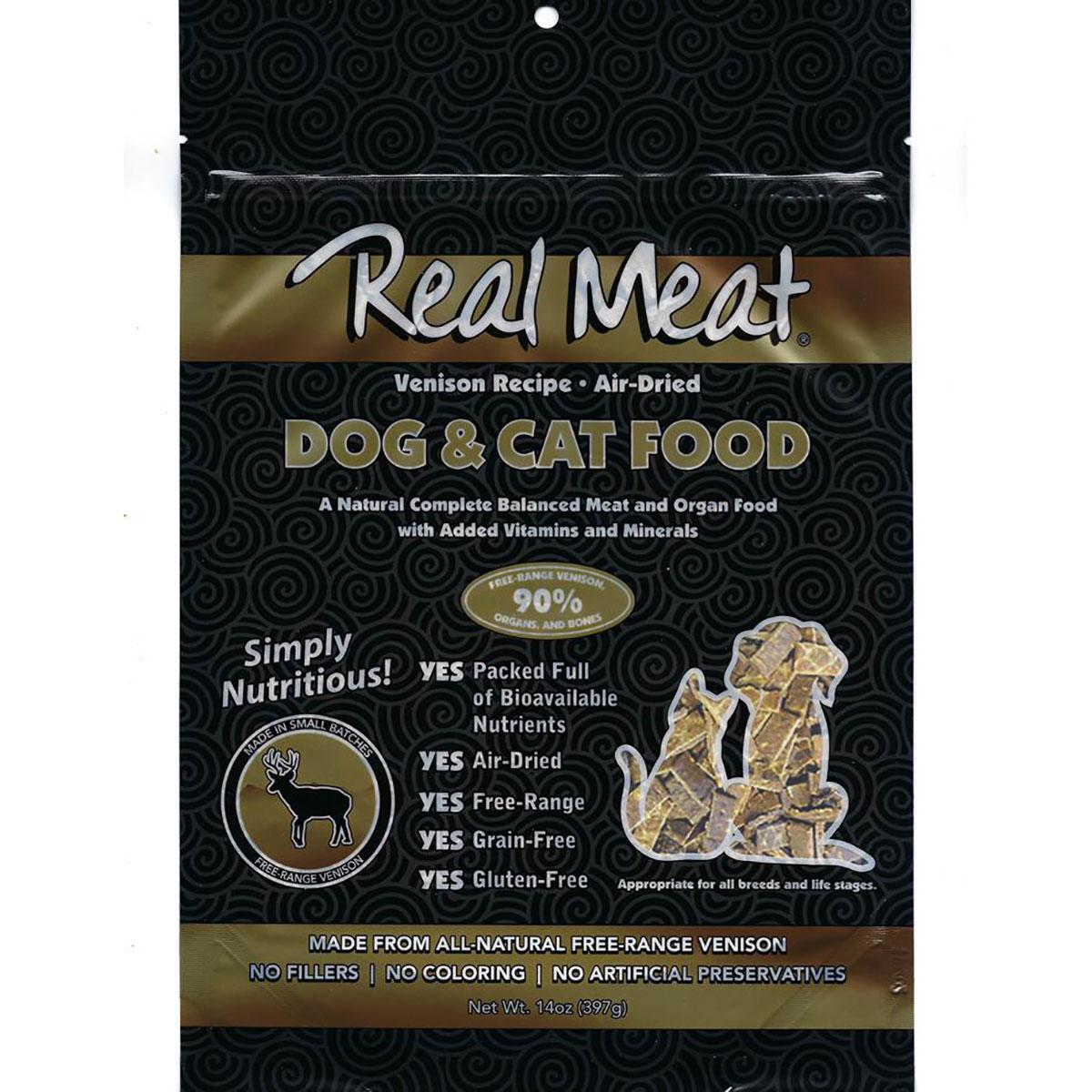 Real Meat Dog and Cat Food - Venison