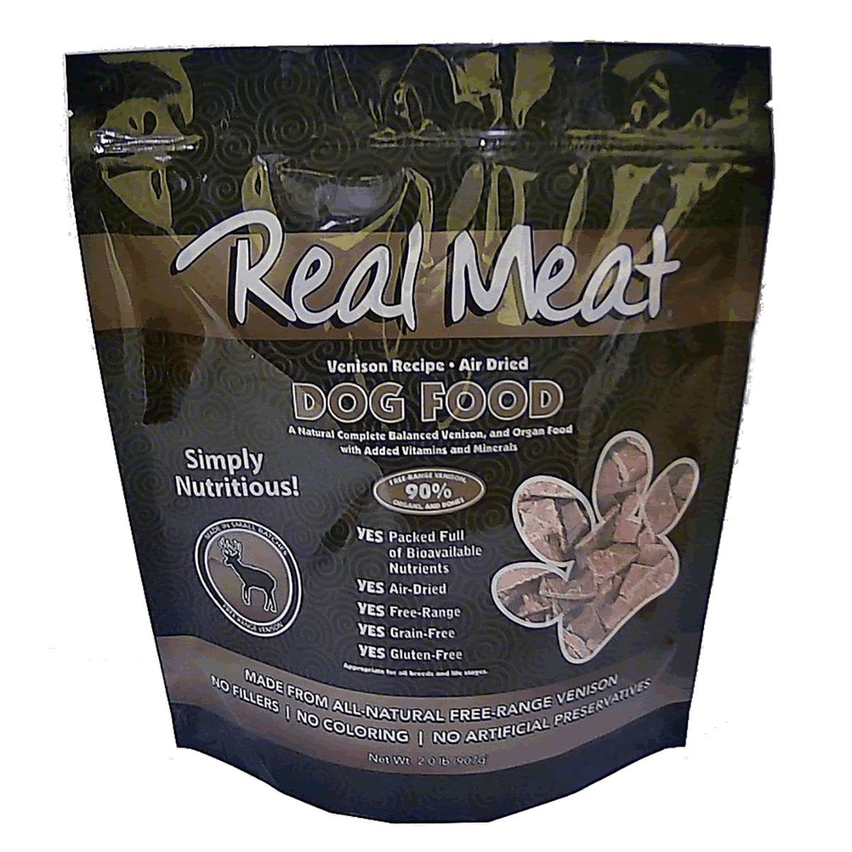 Real Meat Air-Dried Dog Food - Venison