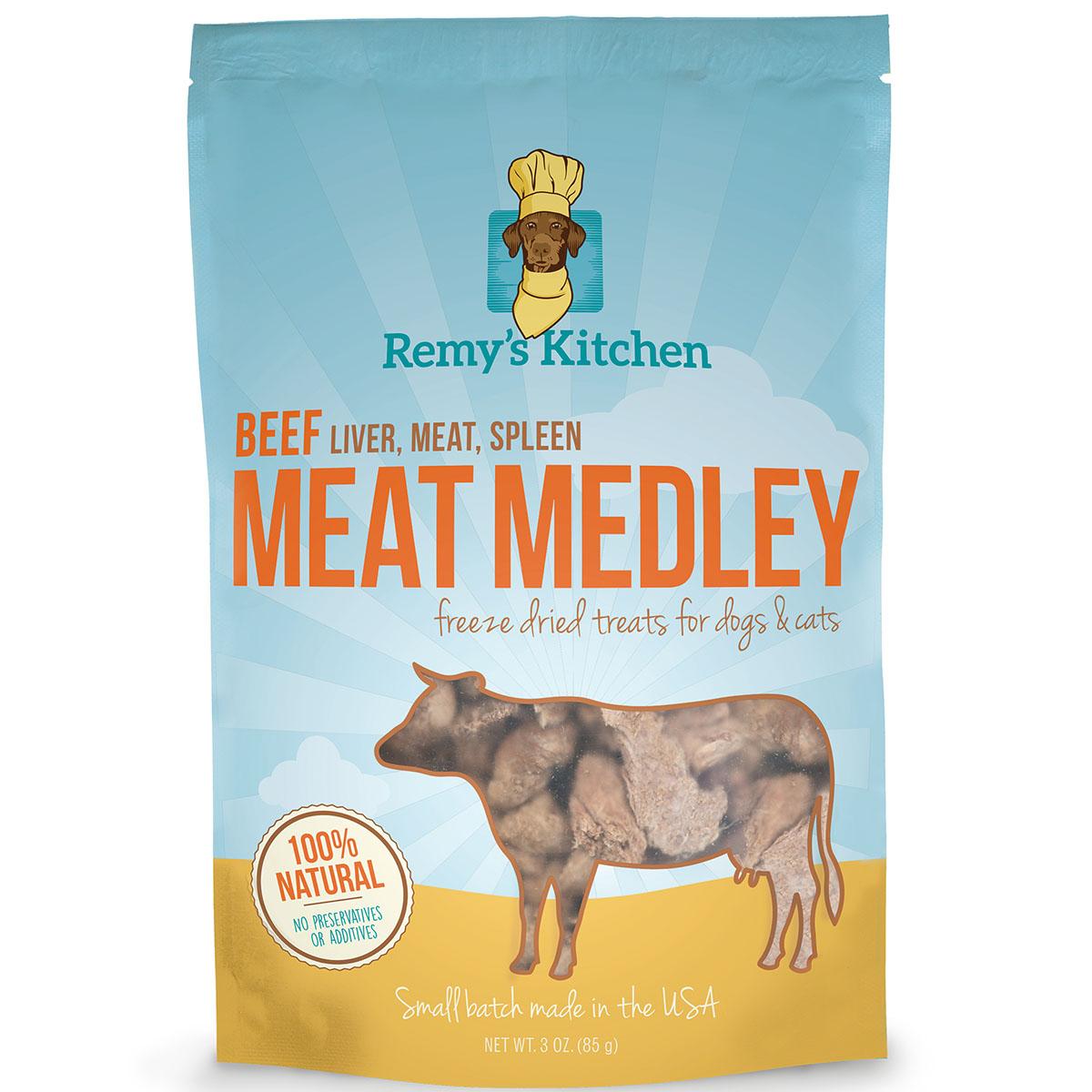 Remy's Kitchen Beef Meat Medley Freeze-Dried Dog & Cat Treats