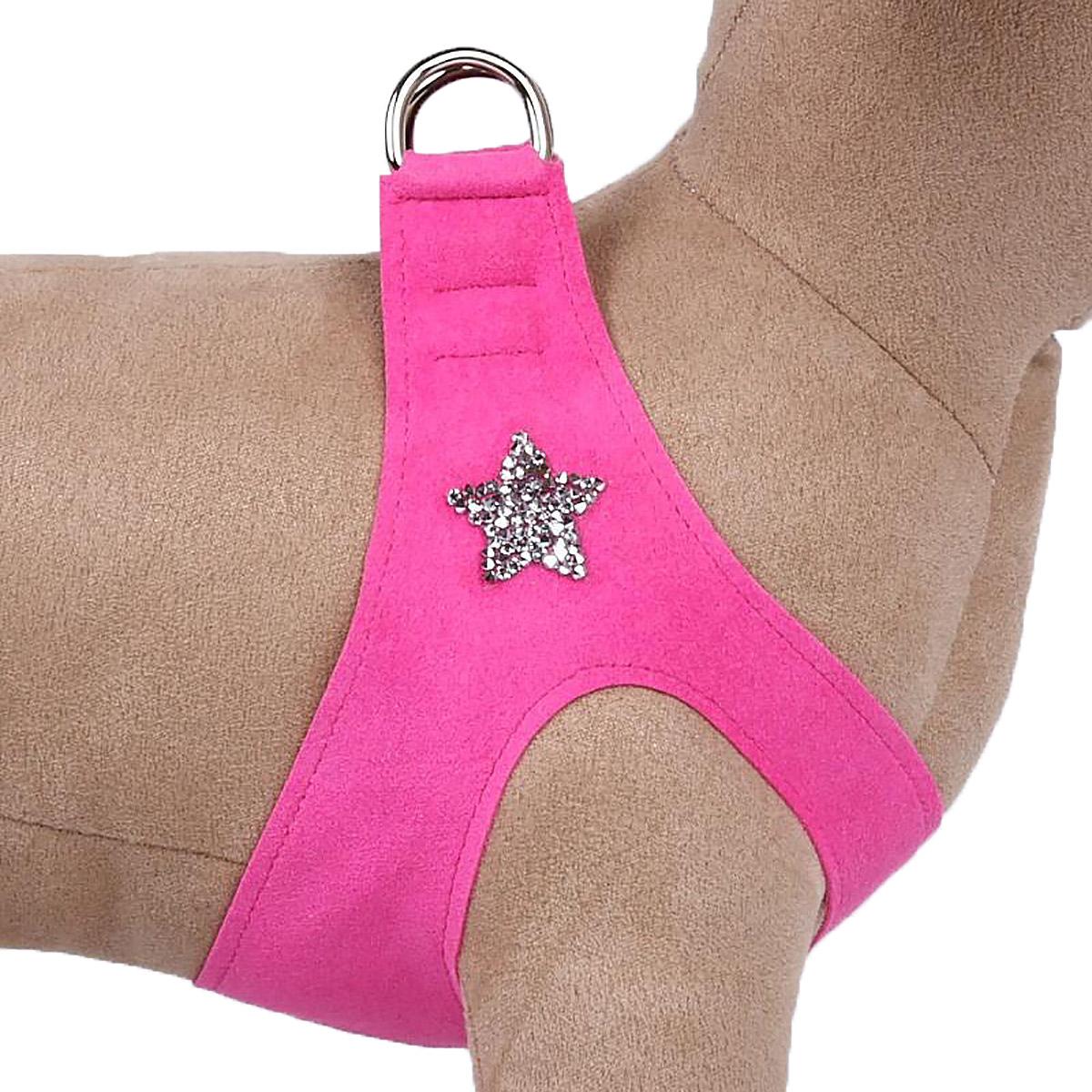 Susan Lanci Rock Star Step-In Dog Harness - Sapphire Pink