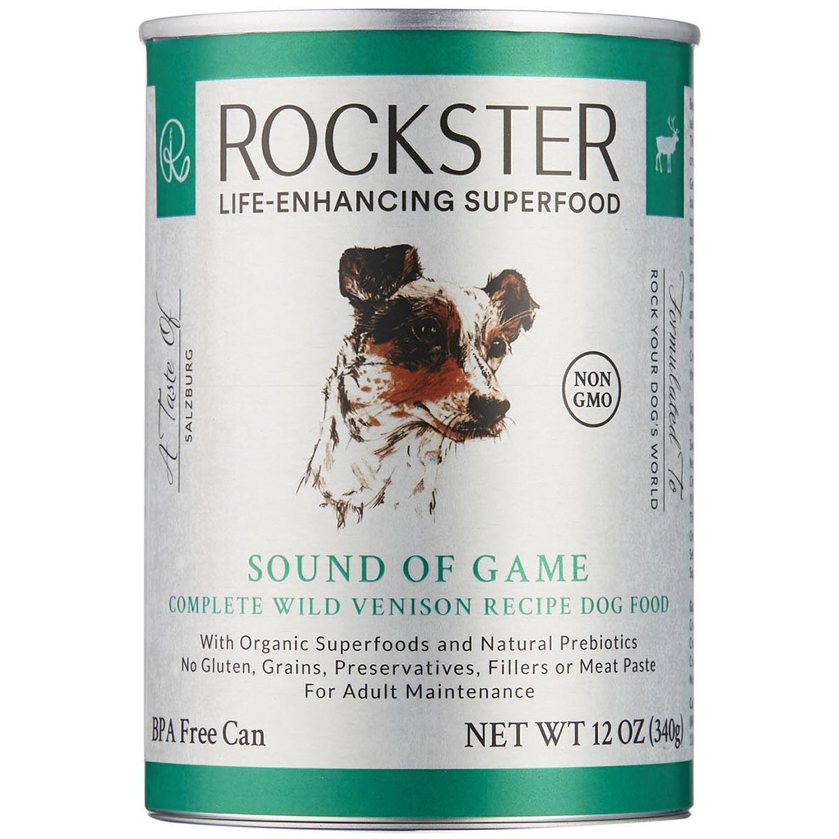 Rockster Sound Of Game Venison Canned Dog Food 