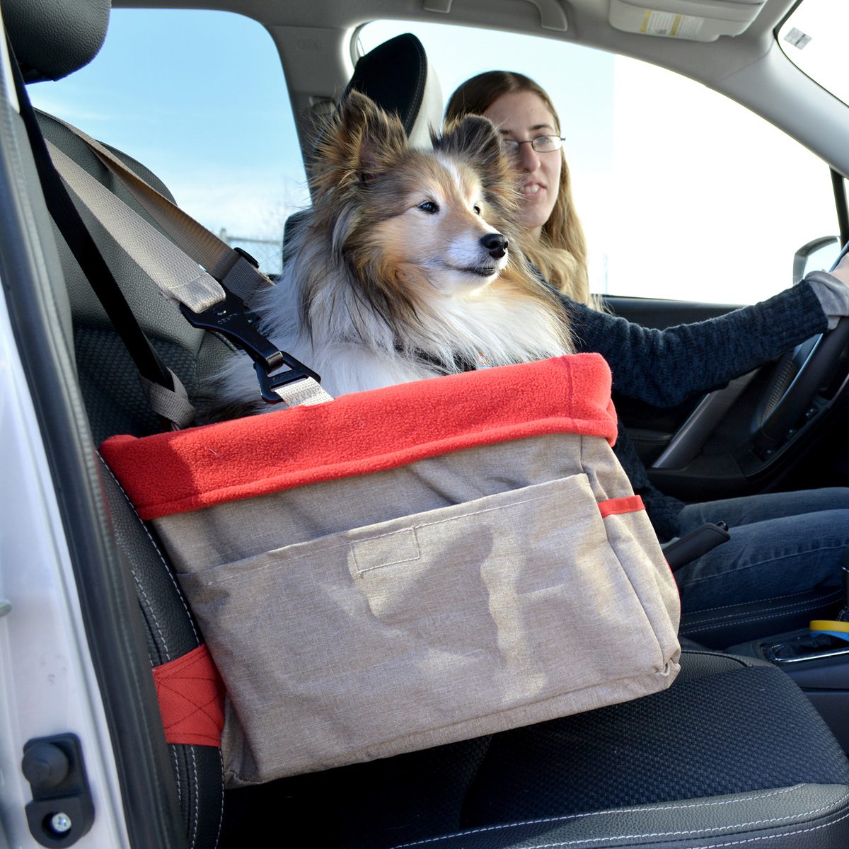 Kurgo - Dog Booster Seat - Dog Car Safety