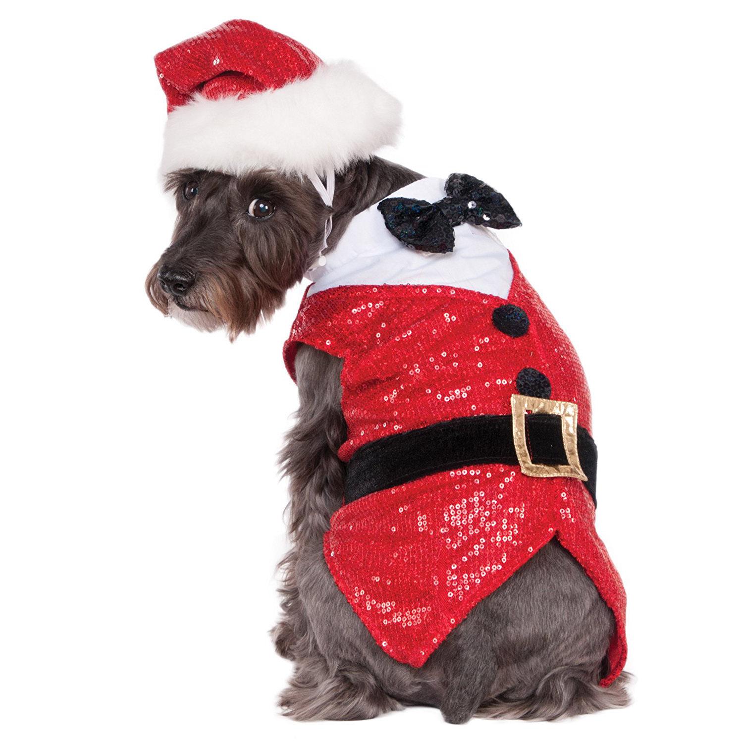 Rubie's Sequin Santa Dog Tuxedo