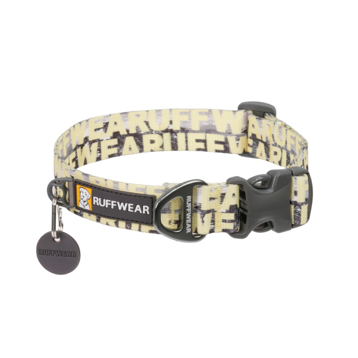 RuffWear Front Range Dog Collar - Mountains Logo