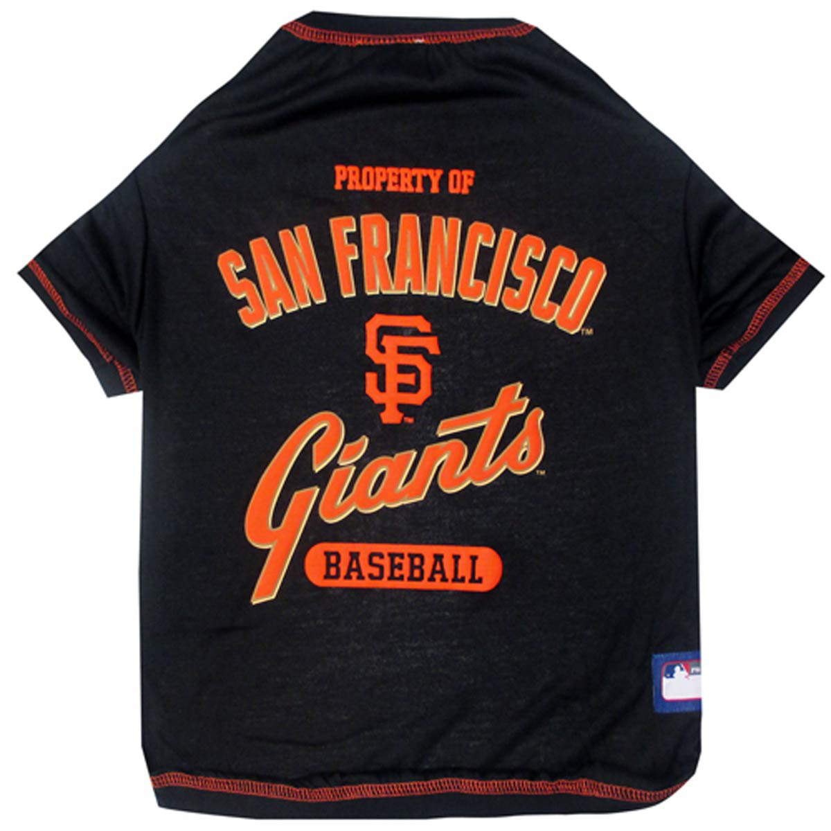 San Francisco Giants Dog T-Shirt - Black