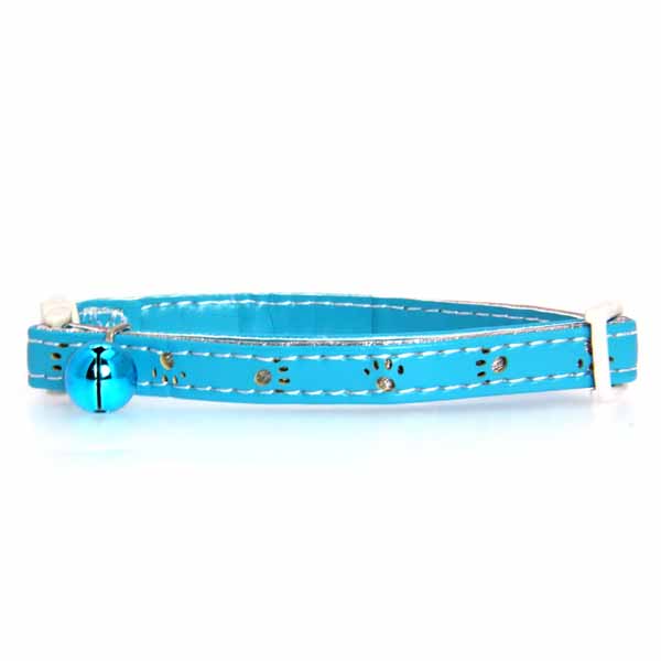 Savvy Tabby Sparkle Paw Cat Collar - Bluebird With Same Day Shipping ...