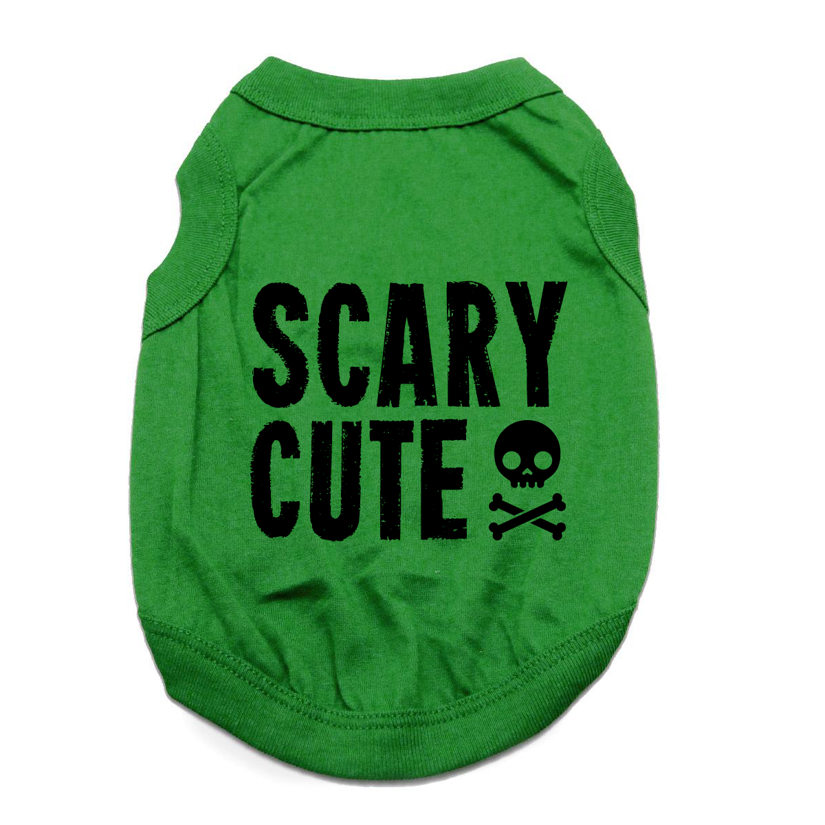 Scary Cute Dog Shirt - Green | BaxterBoo