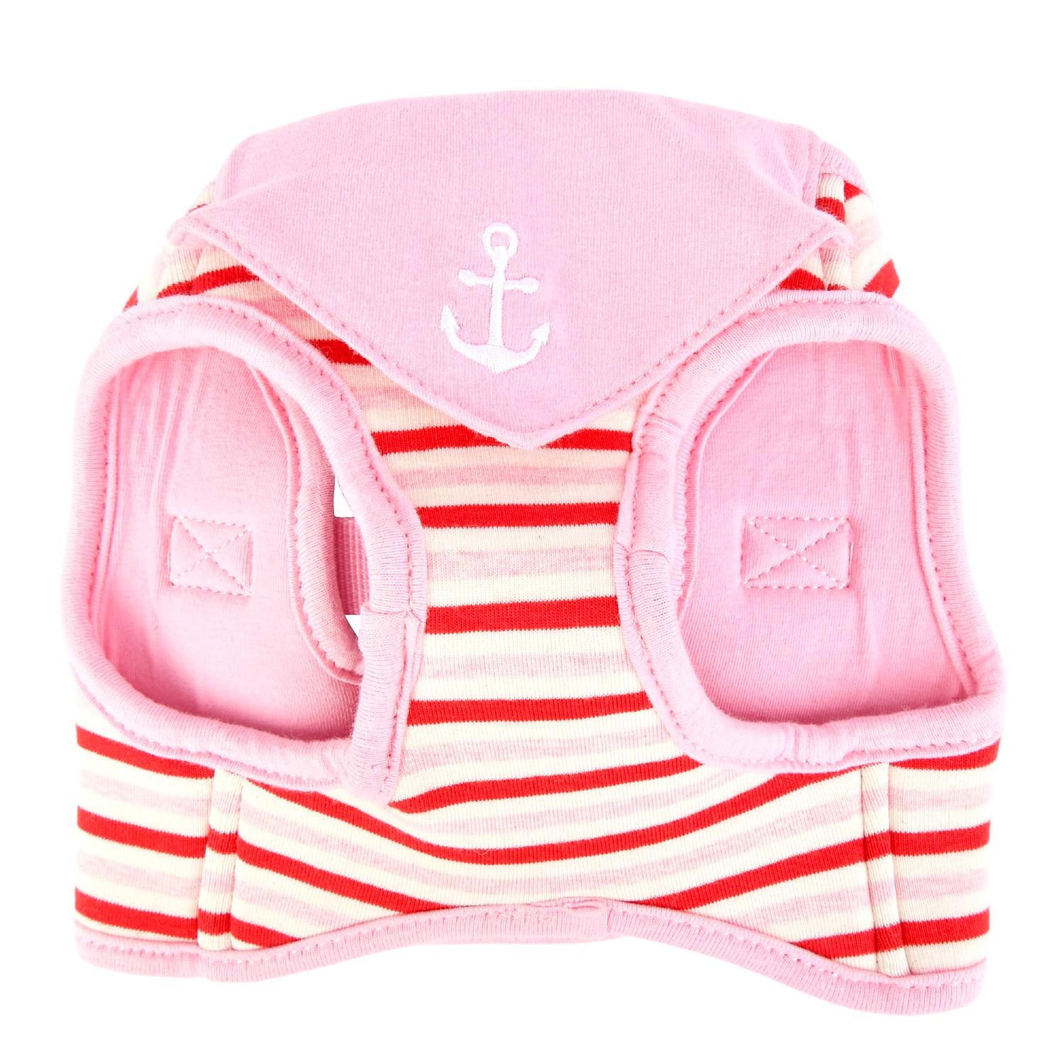 Seaman Vest Dog Harness by Puppia - Pink