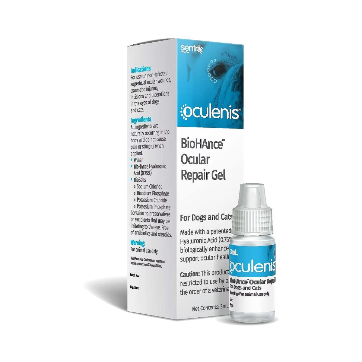 Sentrx Oculenis BioHance Ocular Repair Gel