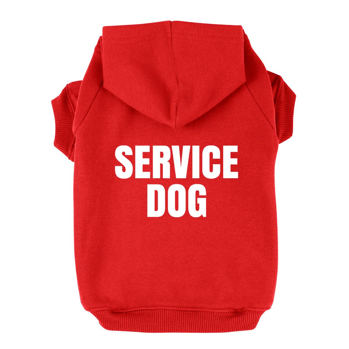 Service Dog Hoodie - Red