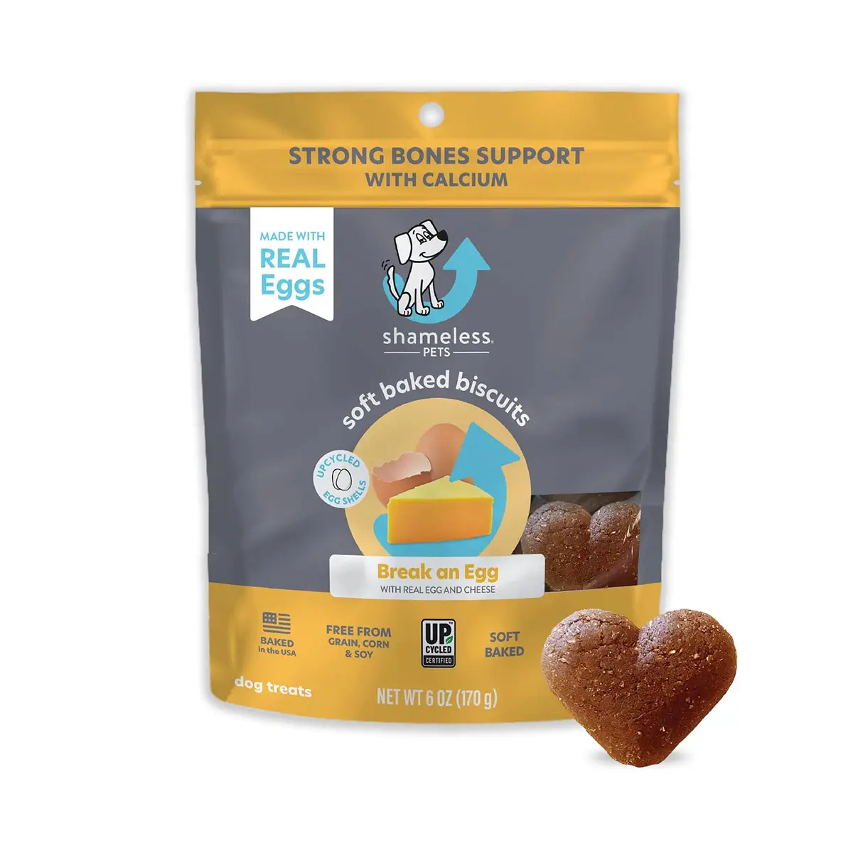 Shameless Pets Soft Baked Dog Treats - Break An Egg