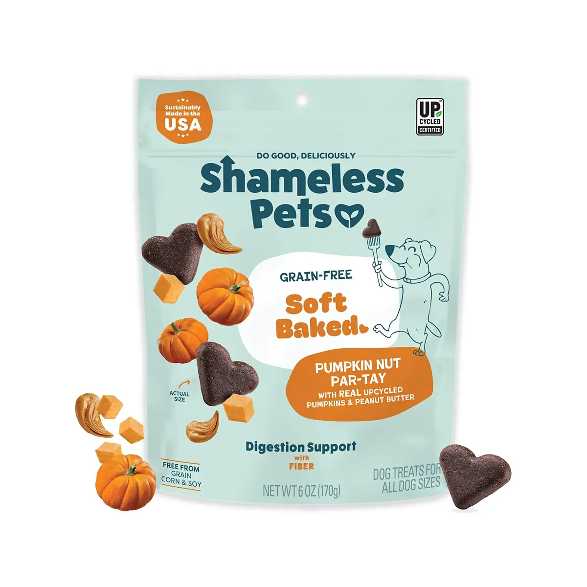 Shameless Pets Soft Baked Dog Treats - Pumpkin Nut Par-tay
