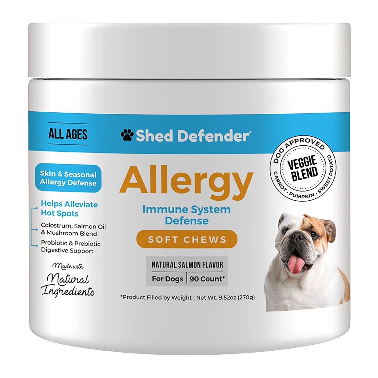Shed Defender Dog Soft Chews - Allergy & Immune System Defense