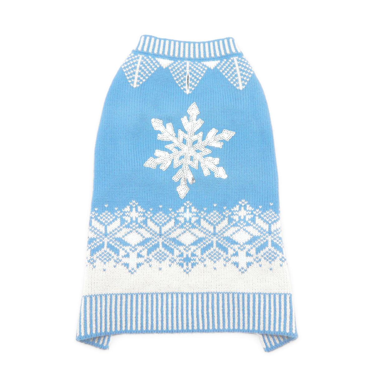 Shiny Snowflake Dog Sweater by Dogo
