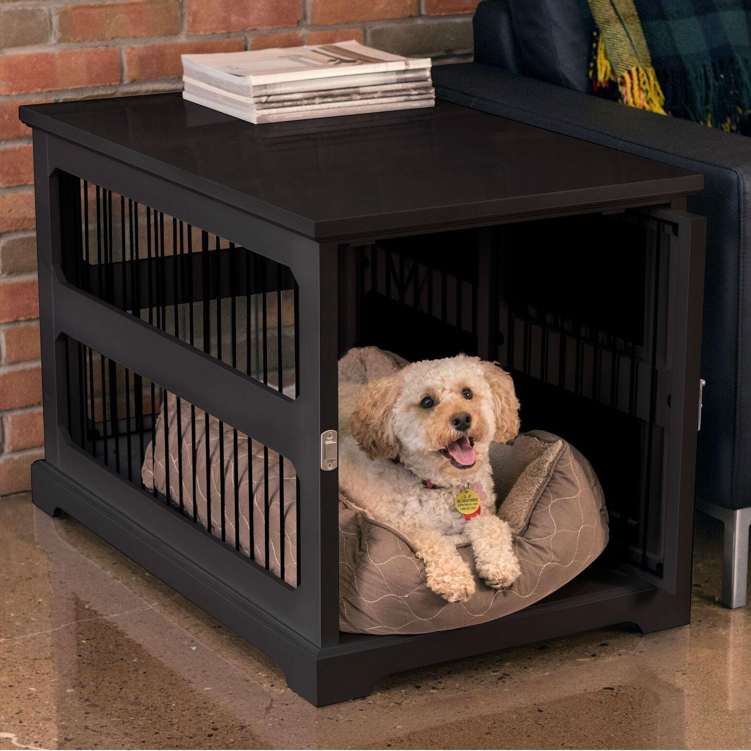 Merry Products Slide Aside Dog Crate and End ... | BaxterBoo