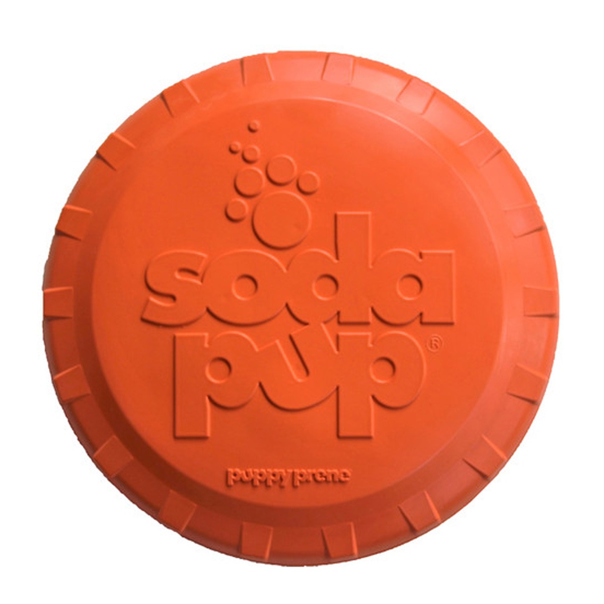 SodaPup Bottle Top Flyer Disc Dog Toy - Orange
