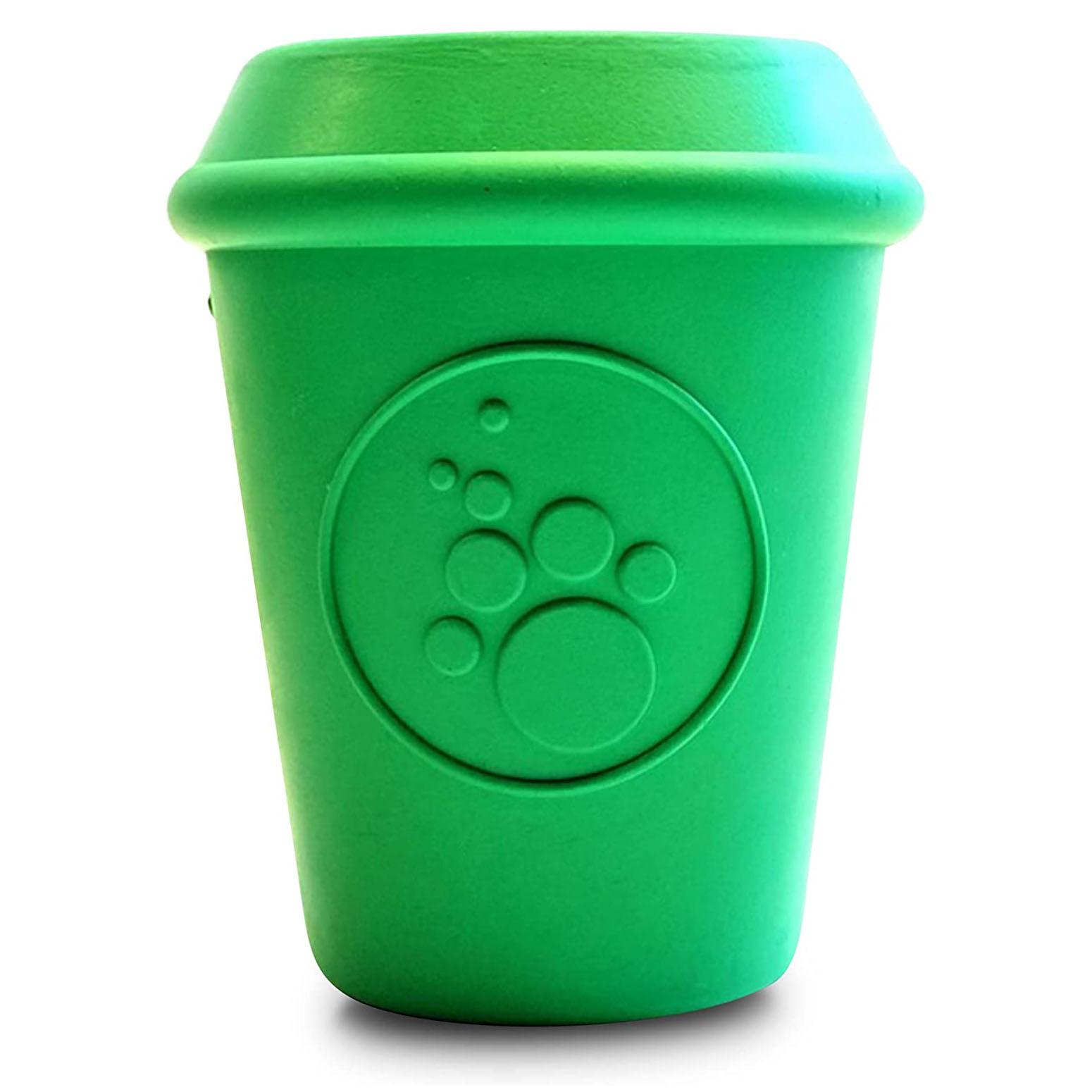 SodaPup Coffee Cup Dog Toy - Green