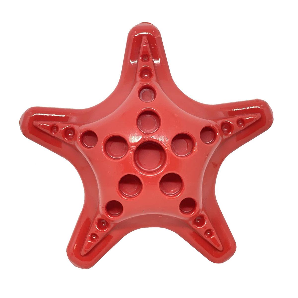 SodaPup Ultra Durable Starfish Dog Toy - Red