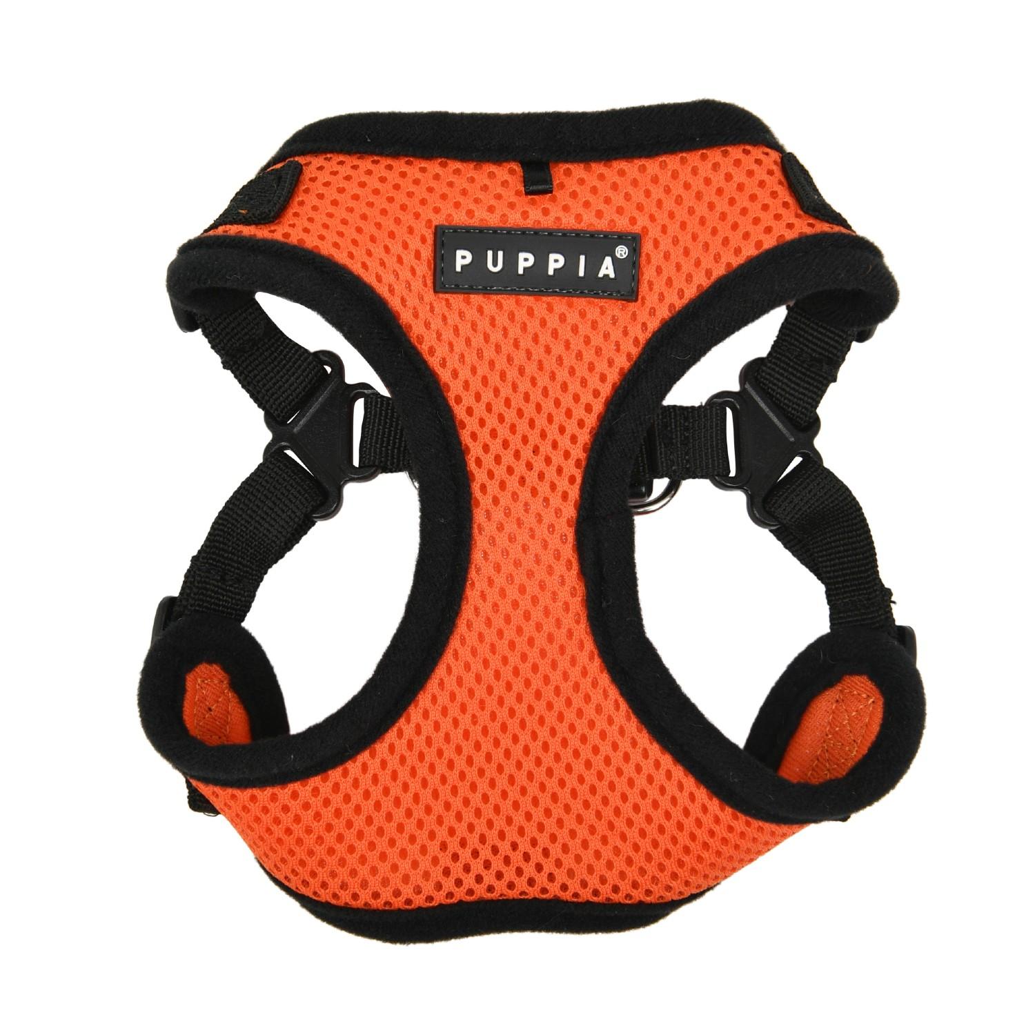 Soft Adjustable Step-In Dog Harness by Puppia - Orange