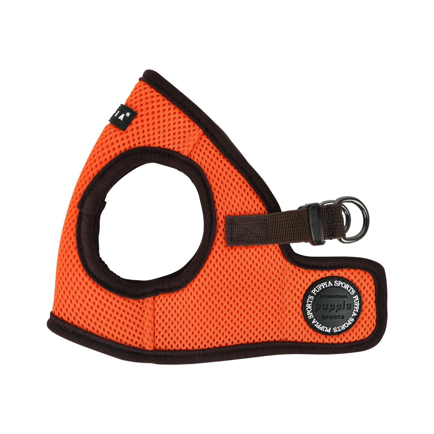 Soft Mesh Vest Dog Harness By Puppia - Orange 