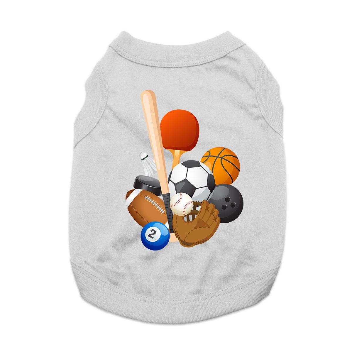 Sports! Dog Shirt - Gray