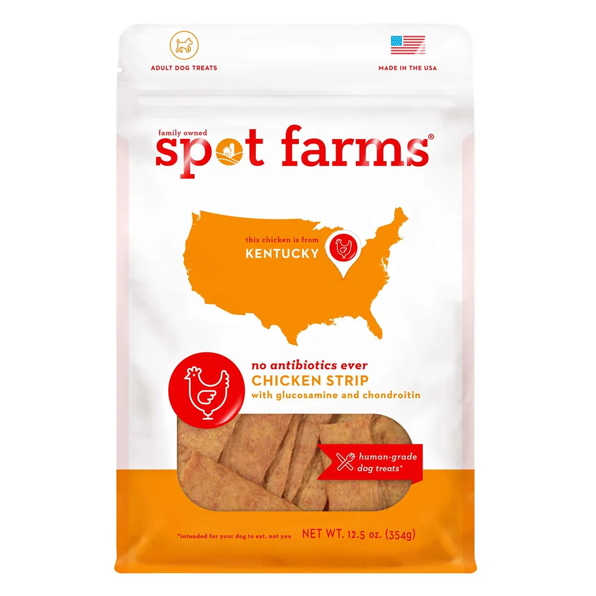 Spot Farms Chicken Strips with Glucosamine & Chondroitin Dog Treats