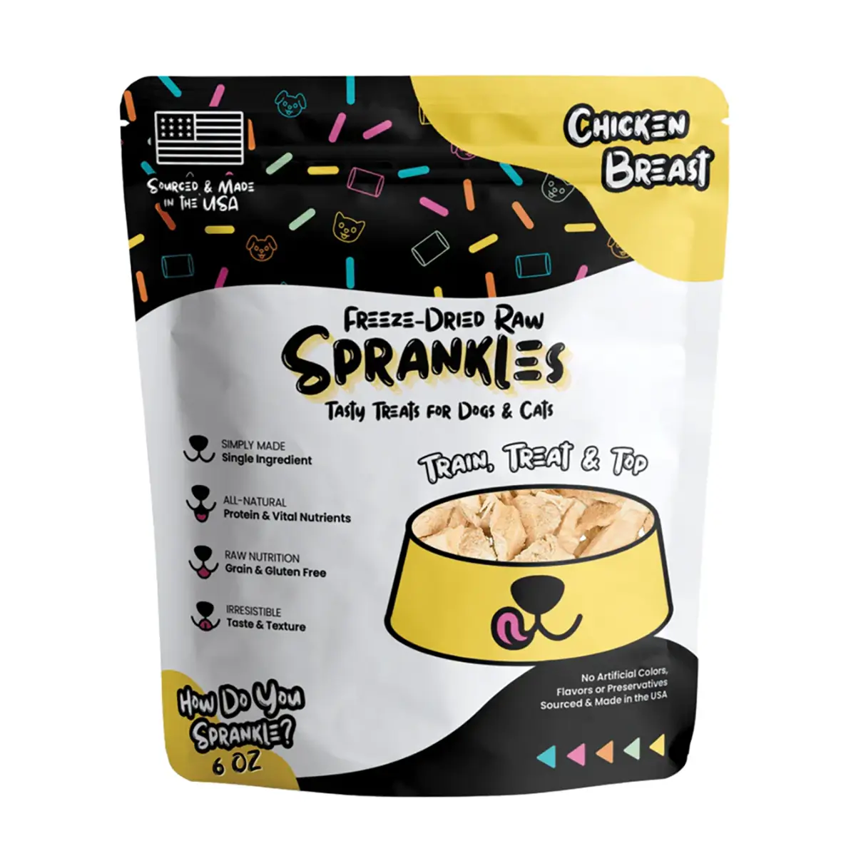 Sprankles Freeze Dried Cat & Dog Treats - Chicken Breast