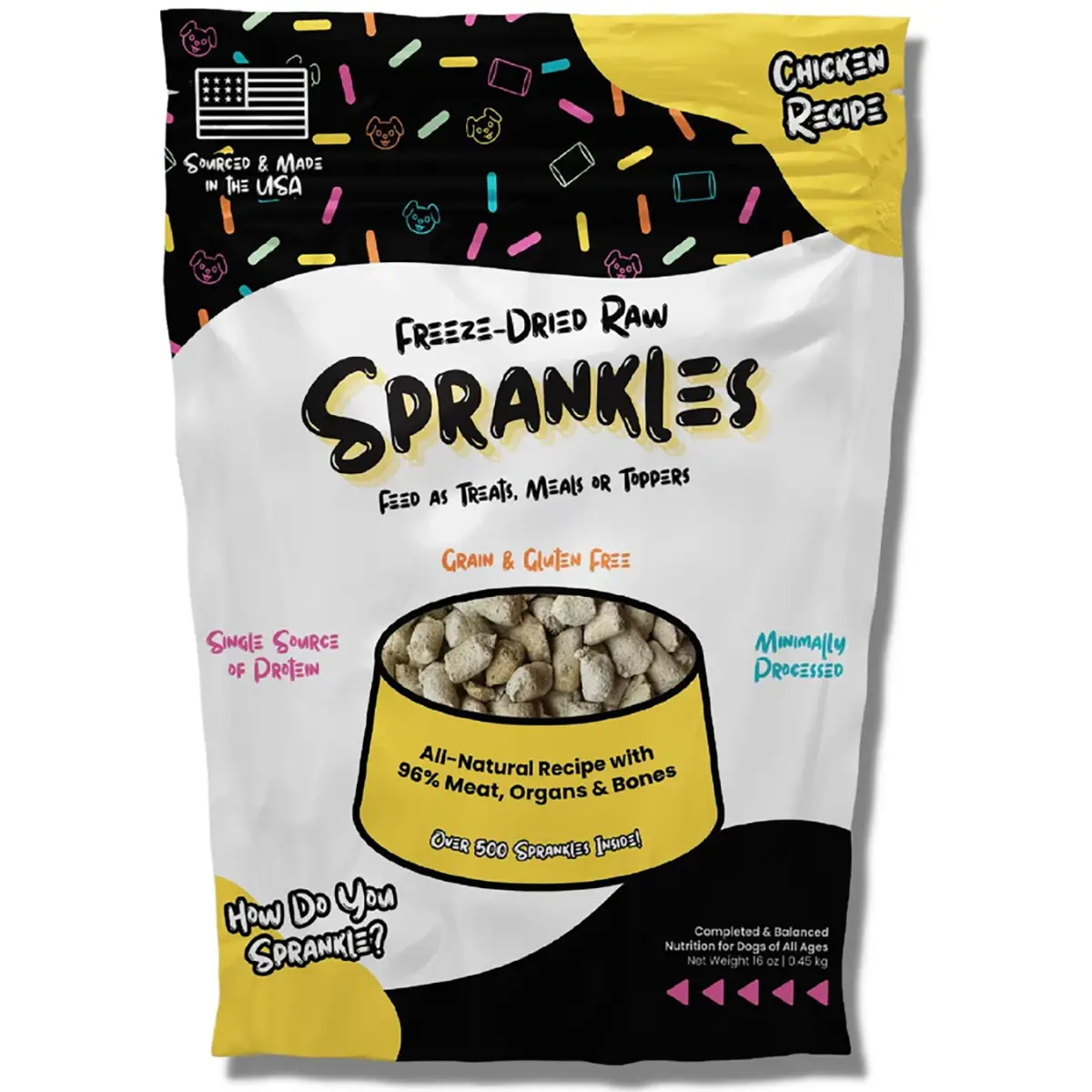 Sprankles Freeze Dried Dog Food Topper - Chicken