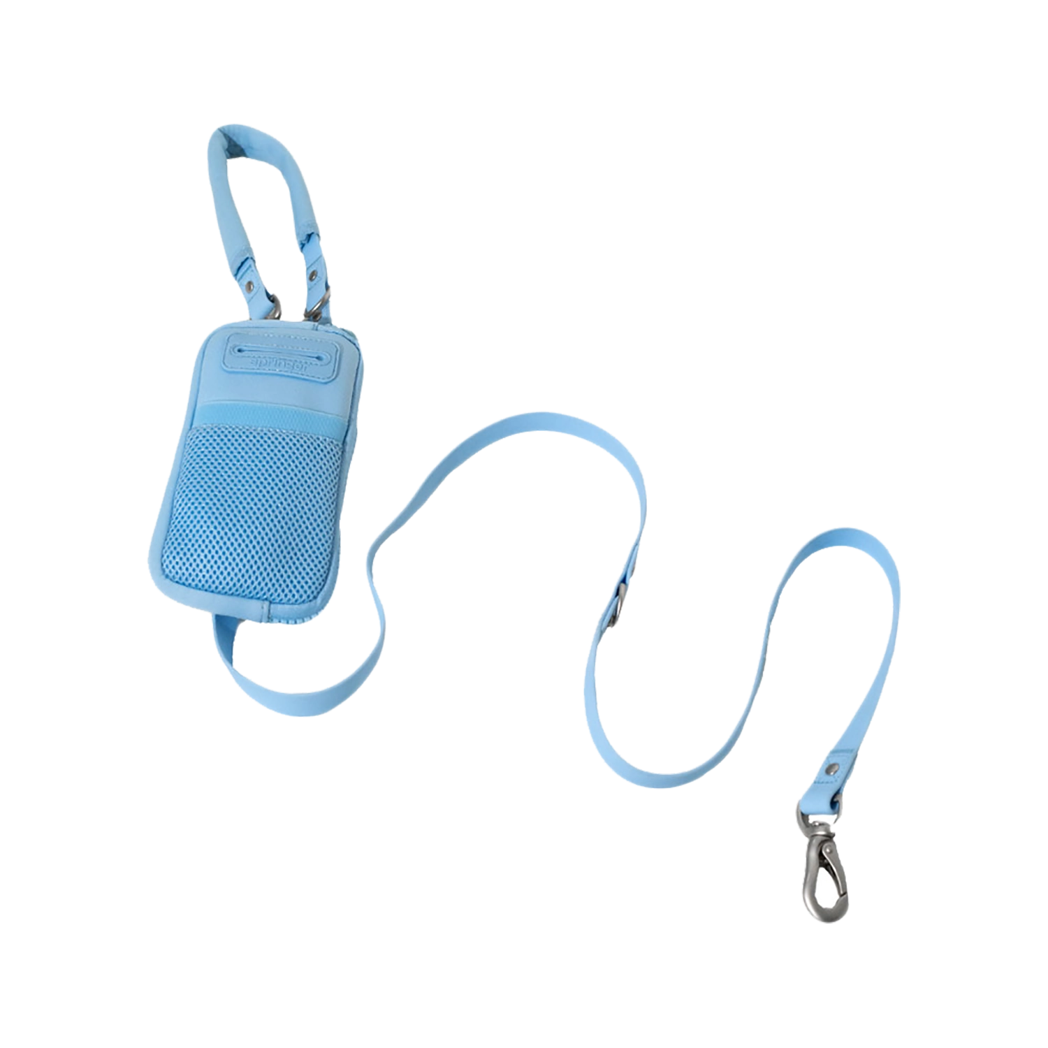 Springer Human Walk Bag & Matching Dog Leash Combo - Sky Blue