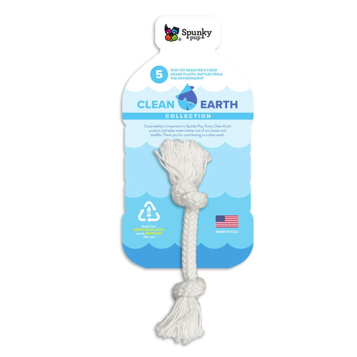 Spunky Pup Clean Earth Recycled Dog Toy - Rope