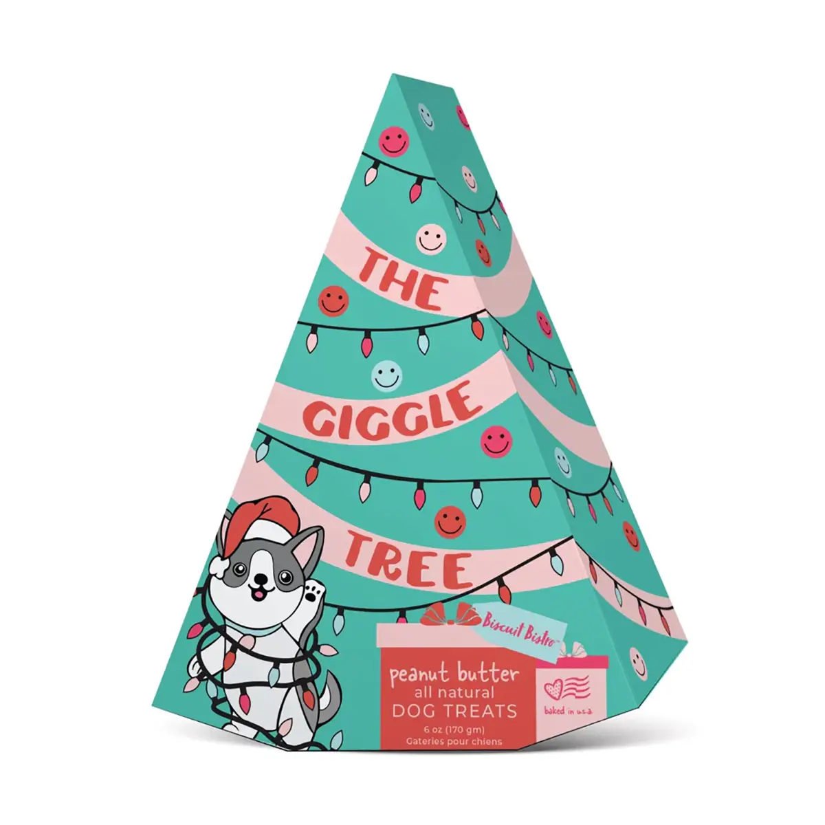 Spunky Pup Holiday Dog Treats - Giggle Tree in Peanut Butter