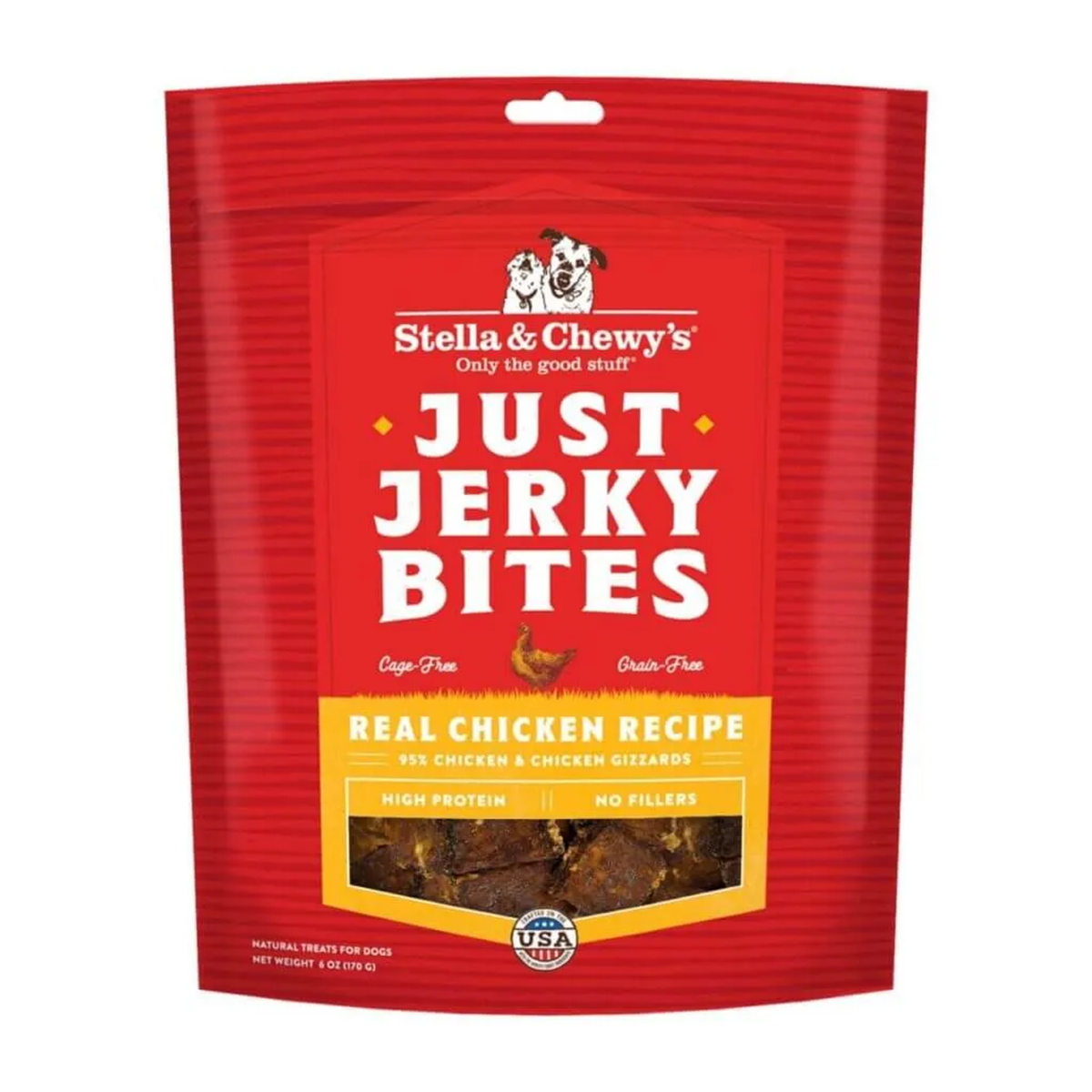 Stella & Chewy's Just Jerky Bites Dog Treats - Chicken