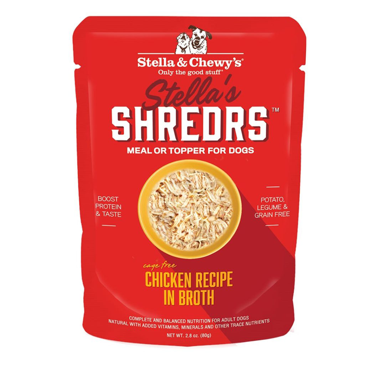 Stella & Chewy's Shredrs Dog Meal Topper - Chicken