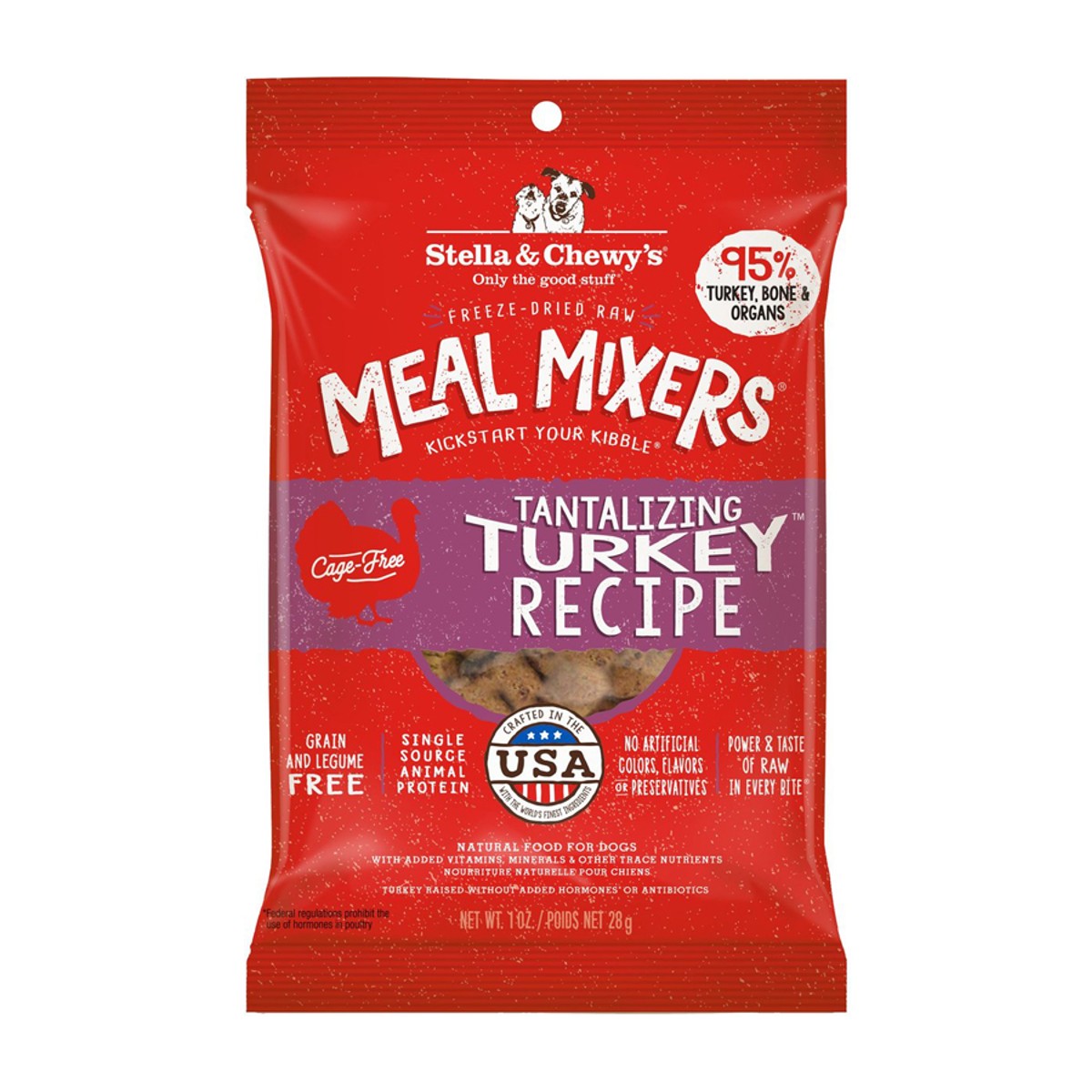 Stella & Chewy's Tantalizing Turkey Meal Mixers Dog Food Topper