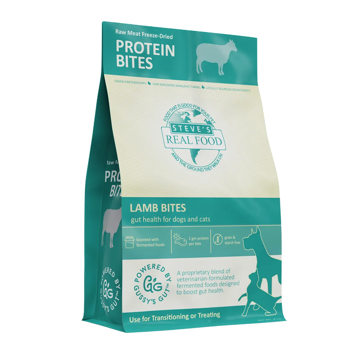 Steve's Real Food Freeze-Dried Protein Bites Dog & Cat Treats - Lamb