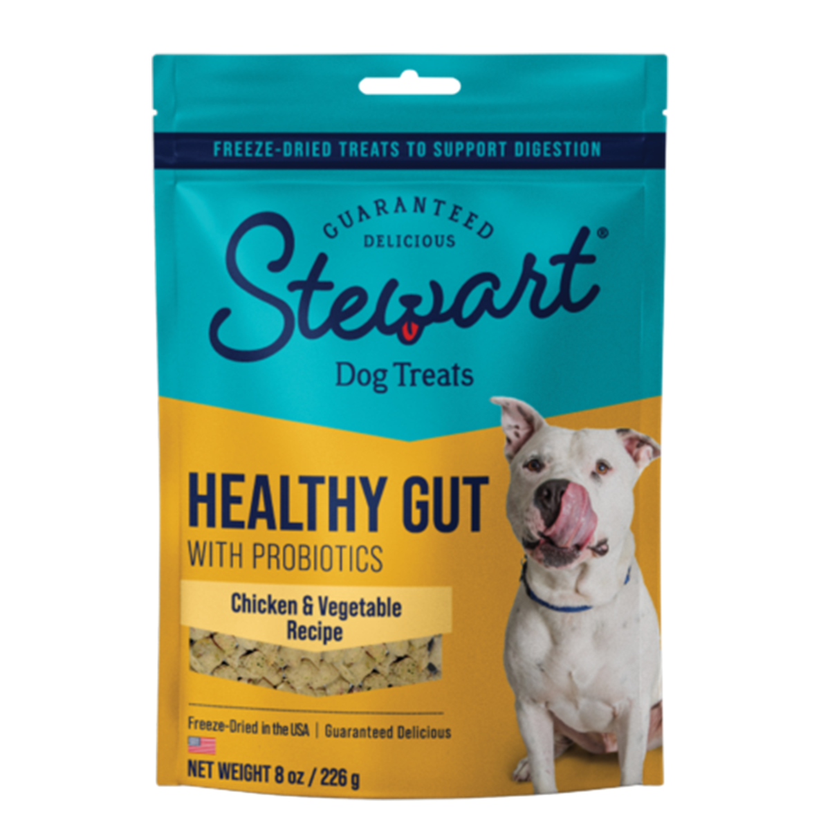 Stewart Freeze Dried Healthy Gut Chicken & Vegetable Dog Treats