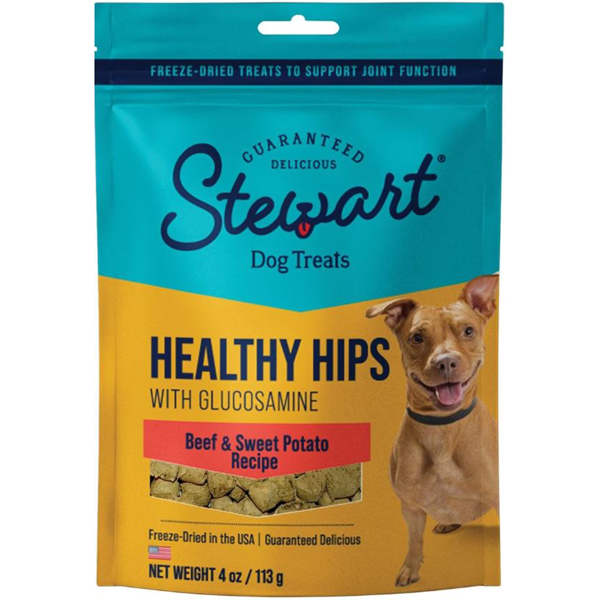 Stewart Freeze Dried Healthy Hips Beef & Sweet Potato Dog Treats