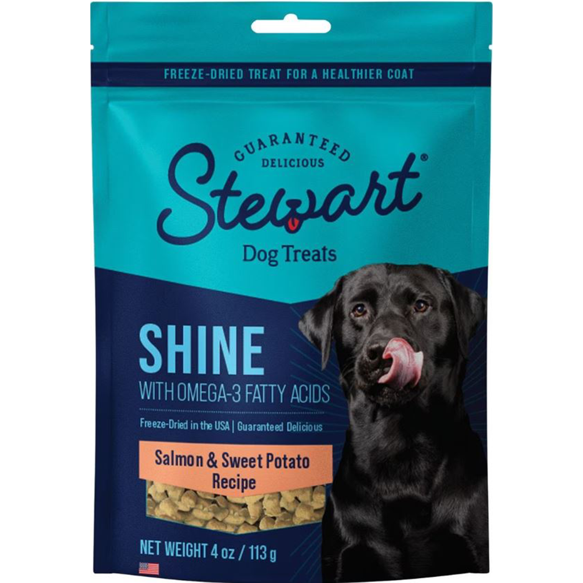 Stewart Freeze Dried Shine Salmon & Sweet Potato Dog Treats